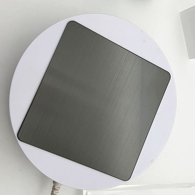 ราคาดี 304 สีดํา สแตนเลสแผ่นเส้นผมที่แปรง NO.4 ใบเหล็กอ่อนเสร็จ PVD การเคลือบสําหรับกรอบ ออนไลน์