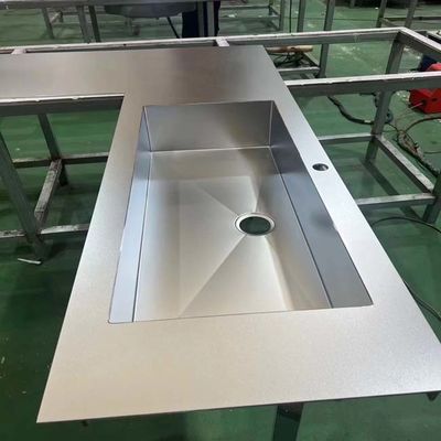 ราคาดี โรงงาน 304 Hairline Brushed Embossed Beadblasting ชุดสแตนเลสสําหรับโต๊ะครัว ออนไลน์