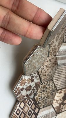 ราคาดี โมไซค์สแตนเลสทอง โมไซค์สแตนเลสทรงโลหะสําหรับผนังภายใน ออนไลน์