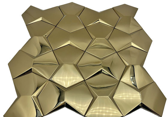 ราคาดี 3 มิติ โลหะ 3 มิติ สแตนเลส โมไซค์ ไทล์ KTV คลับ บาร์ ทางเข้า ทีวี หลังผนัง ออนไลน์