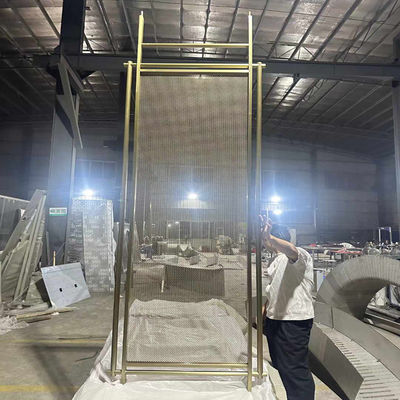 ราคาดี สไตล์อเมริกันเลเซอร์ตัดทองเหล็กไร้ขัด Screen Room Partition สําหรับบ้าน โรงแรม ร้านอาหาร ออนไลน์