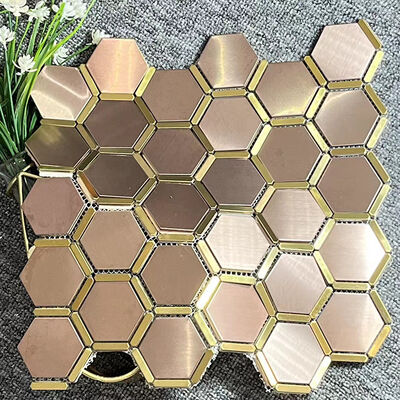 ราคาดี GB/JIS/AISI/DIN/SUS มาตรฐาน กระเบื้องโมไซค์จากสแตนเลสสําหรับผนังภายใน ออนไลน์