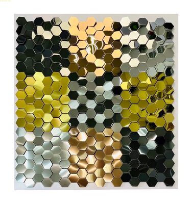 ราคาดี แชมเปญทองเหลืองเหล็กไร้สแตนเลส โมไซค์ไตล์สําหรับสไตล์ตลอดกาลและคลาสสิค ออนไลน์