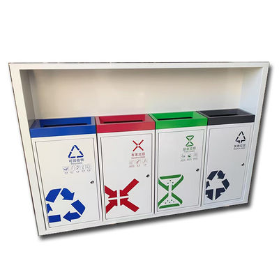 ราคาดี ถังขยะและถังขยะสแตนเลสสตีลสำหรับคัดแยก ผลิตภัณฑ์โลหะสแตนเลสสตีลแบบกำหนดเองสำหรับกลางแจ้ง ออนไลน์