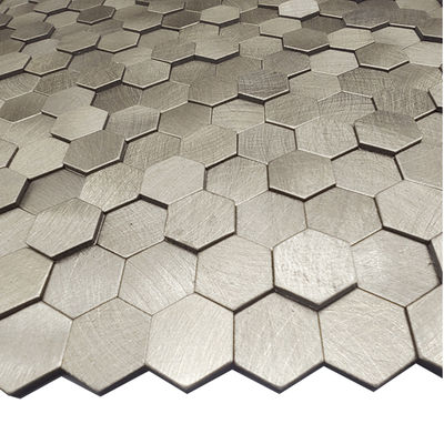 Export  MOQ 10 square Meter  Aluminum Ceramic  201 304 Metal Mosaic Home Club Ktv Bar Wall  Decoration