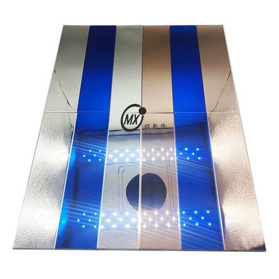 กระเบื้องโมไซค์กระจกโลหะประดับหรู - โมไซค์ผสมผสานสําหรับผนังกระจก, การตกแต่งบ้านและพื้นที่การค้า