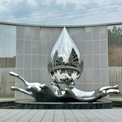 ราคาดี ประติมากรรมสแตนเลสสตีล 316L เคลือบผงสำหรับศิลปินภายนอก ออนไลน์