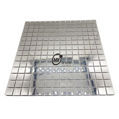 ราคาดี 201 304 Square Sliver Mirror Wholesale Metal Mosaic Tiles สแตนเลส สําหรับบ้านและการค้า ออนไลน์