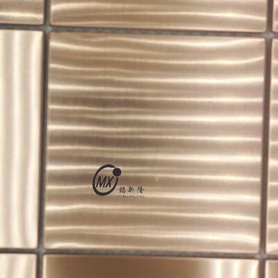 ราคาดี กระเบื้องโมเสกสแตนเลสเคลือบสีดำทนไฟโครงการผนังเชิงพาณิชย์โรงงานจัดหาโดยตรง ออนไลน์