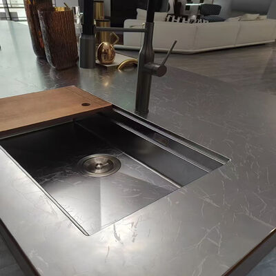 Food Grade 304 Scratch-Resistant Tabletop Stainless Steel Kitchen Supplied