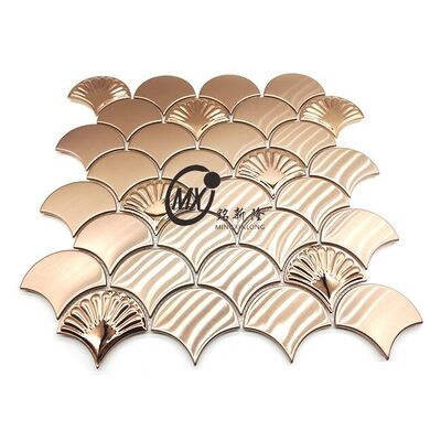 Polished Mirror Finish Stainless Steel Mosaic for Luxury Hotel Decoration