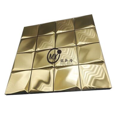 ราคาดี Barcode Pattern Stainless Steel Mosaic for Modern Retail Shop Decoration ออนไลน์