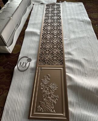 ราคาดี สไตล์จีนเลเซอร์ตัดสแตนเลส Screen Partition ด้วยรูปดอกไม้และ PVD Plating Titanium ออนไลน์