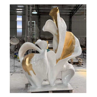 ราคาดี 201 304 316L Professional Custom Stainless Steel Sculpture Outdoor Large Metal Art Statue for Project ออนไลน์
