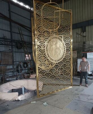 ราคาดี Asian Cultural Pattern Stainless Steel Decorative Screen ออนไลน์