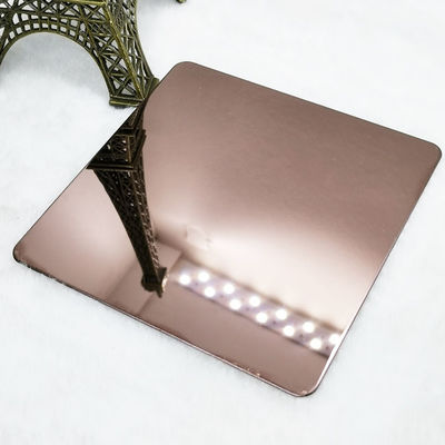 ราคาดี แผ่นเหล็กสแตนเลสสี DIN 316L สีน้ำตาล 8K กระจกเงา ออนไลน์