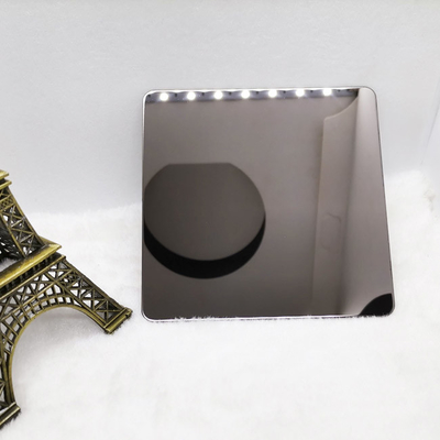 TUV Black No 8 Mirror Finish Stainless Steel Sheet PVD Plating Titanium