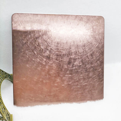 4*10ft Brown Colored Stainless Steel Sheet  Pearl Vibration PVD Coated Sheets